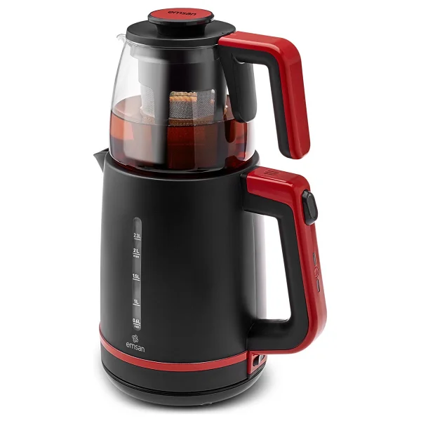 Emsan Maxi Tea XL 2in1 1700 W Cam Demlikli Çay Makinesi - Görsel 2