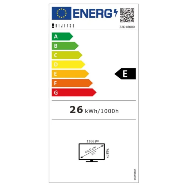 Dijitsu 32 D 18000 HD 32" 82 Ekran Uydu Alıcılı LED TV - Görsel 4