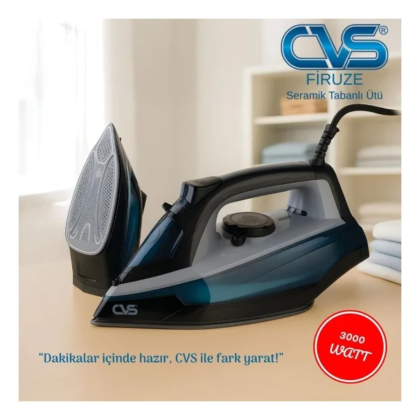 CVS DN 5483 Firuze 3000 W Buharlı Ütü - Görsel 4
