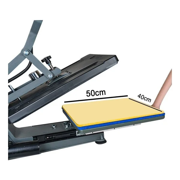 Epson Yarı Otomatik Hidrolik Düz Isı Transfer Baskı Makinesi - 40X50CM - Görsel 5