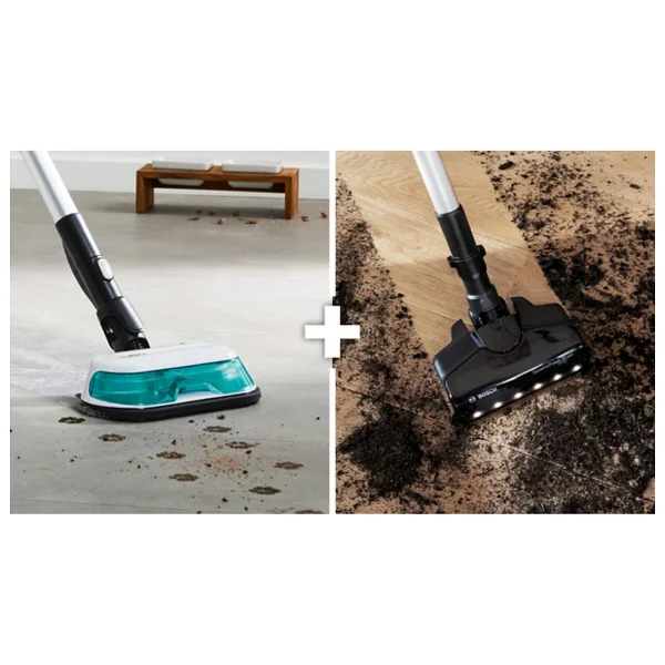 Bosch Unlimited 7 ProHygienic Aqua White BCS71HYG3 Islak Kuru Şarjlı Dikey Süpürge - Görsel 6