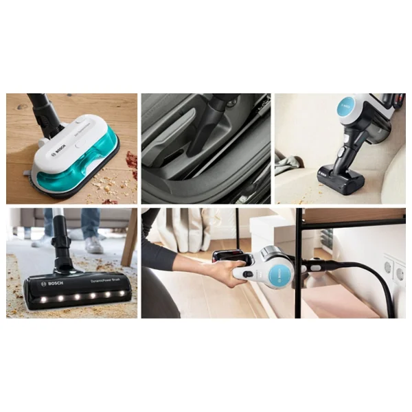 Bosch Unlimited 7 ProHygienic Aqua White BCS71HYG3 Islak Kuru Şarjlı Dikey Süpürge - Görsel 9