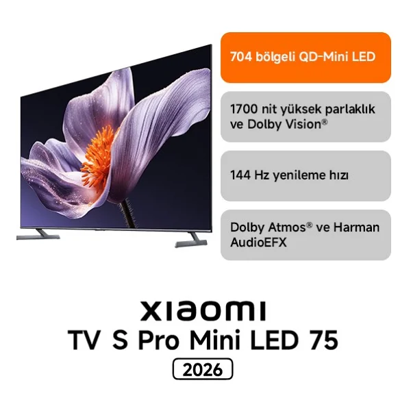 Xiaomi S Pro 4K Ultra HD 75" 190 Ekran Uydu Alıcılı Google Smart Mini LED TV - Görsel 3