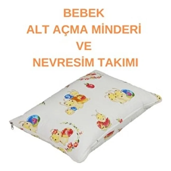 Babynest 15'li Set Puset İçi Minder Emzirme Örtüsü Beşik Içi Nevresim Takımı Sarı Kumaş - Görsel 7