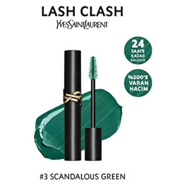 Yves Saint Laurent Mascara Lash Clash 03 Green - Yeşil - Görsel 8