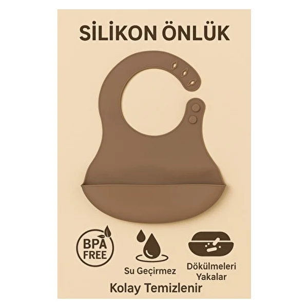 CKM Silikon 4lü Bebek Beslenme Seti Bej Bpa İçermez Kolay Temizlenebilir ve Ergonomik Tasarım - Görsel 3