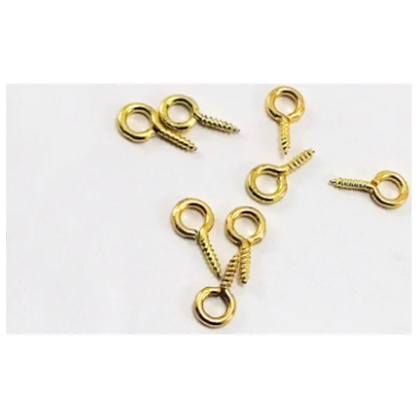 Tahtakale Toptancı Metal Takı ve Obje Halkası Vidalı 1 cm (1000 Adet) Altın - Görsel 6