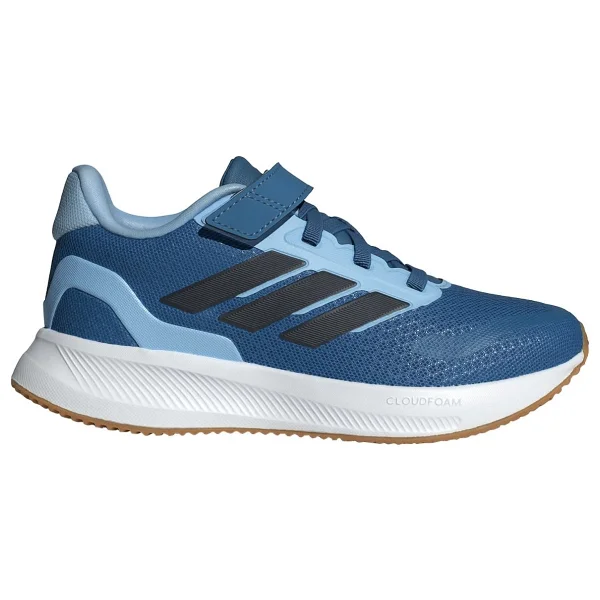 Adidas Runfalcon 5 EL JP5149 Beyaz-Siyah-Yeşil Çocuk Koşu Ayakkabısı - Görsel 8
