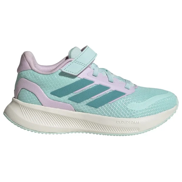 Adidas Runfalcon 5 EL JP5149 Beyaz-Siyah-Yeşil Çocuk Koşu Ayakkabısı - Görsel 10