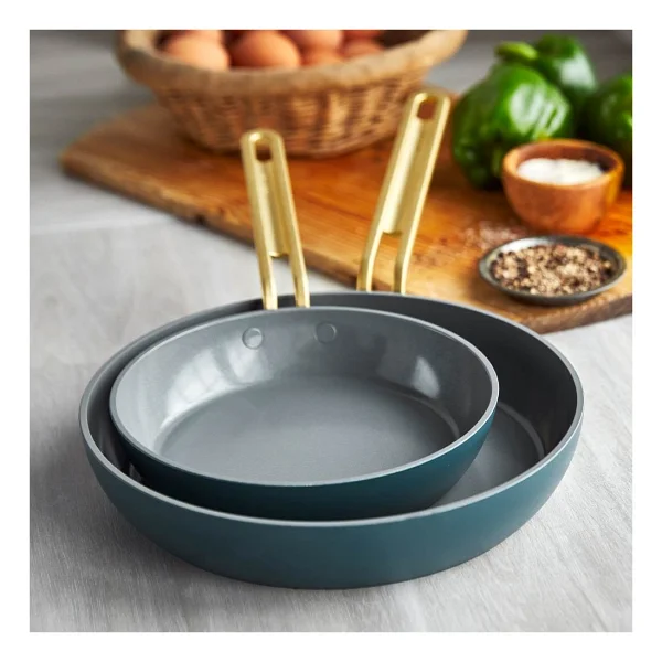 GreenPan Stanley Tucci 20+26 cm 2'li Kızartma Tavası - Görsel 7