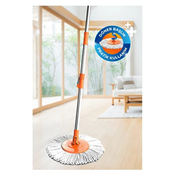 Macromax Yedek Mop Başlığı %100 Mikrofiber Yapısıyla Maksimum Hijyen Tek Parça - Görsel 4