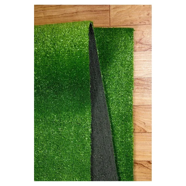 Meta Halı mt Dekoratif Premium Kalite Suni Balkon Bahçe Kaymaz Taban Çim Halı 7 mm - Yeşil - Görsel 5