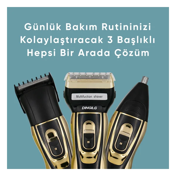 Dingilg RD-6360 3 in 1 Erkek Bakım Seti - Görsel 3