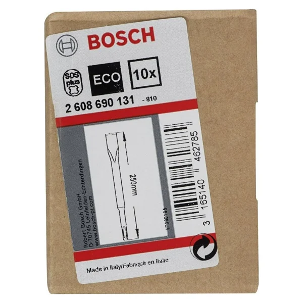Bosch - SDS-Plus Şaftlı Yassı Keski 250x20 mm 10'lu 2608690131 - Görsel 5
