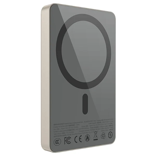 Recci RPB-W36 Gri 10000 mAh Hızlı Şarj Kablosuz Powerbank - Görsel 2