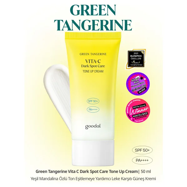 Goodal Green Tangerine Vita C Leke Karşıtı 50 ml 50 Faktör Güneş Kremi - Görsel 9