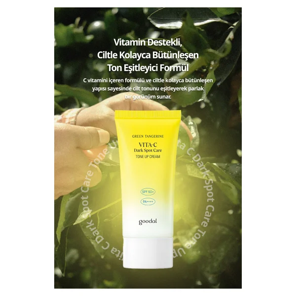 Goodal Green Tangerine Vita C Leke Karşıtı 50 ml 50 Faktör Güneş Kremi - Görsel 3