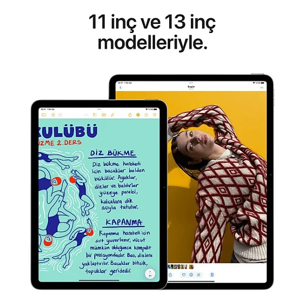 iPad Air M3 Wi-Fi + Cellular 1 TB 11" MCG94TU/A Mavi Tablet - Görsel 5