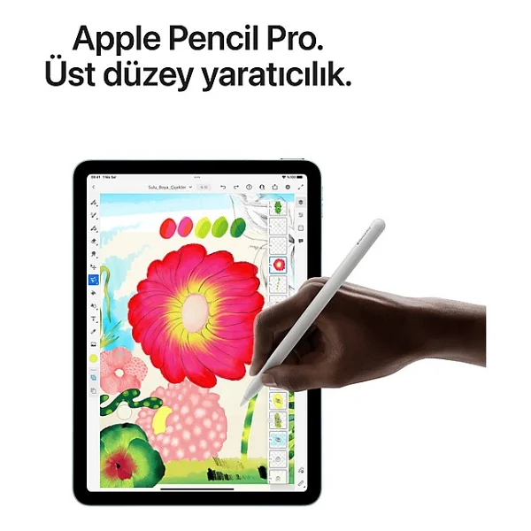 iPad Air M3 Wi-Fi + Cellular 1 TB 11" MCG94TU/A Mavi Tablet - Görsel 7