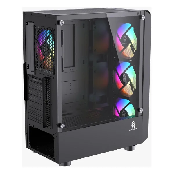 GM Game Master R14 Rainbow 4 Fanlı Atx Gaming Kasa 450W Psu - Siyah - Görsel 2