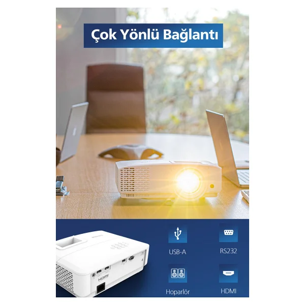 Philips ProPix 850 PRX850 4000 Lümen Full HD Projeksiyon Cihazı - Görsel 4