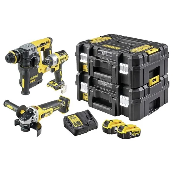 Dewalt DCK305P2T 18 V Çift Akülü 5 Ah Elektrikli El Aletleri Seti - Görsel 3