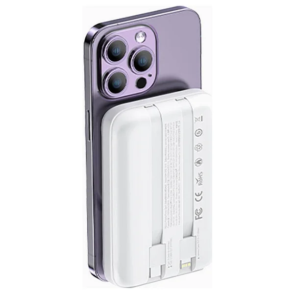 Recci RPB-W10 Polaris 10000 mAh Hızlı Şarj Kablosuz Powerbank - Görsel 8