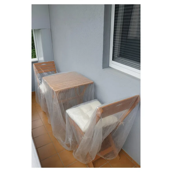 Dekals Su Geçirmez Naylon Bahçe Mobilya Koruma Örtüsü 240X165 cm Köşeli Masa İçin - Görsel 2