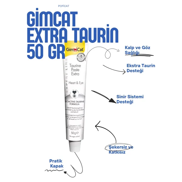 Gimcat Taurine 50 gr Kedi Macunu - Görsel 4
