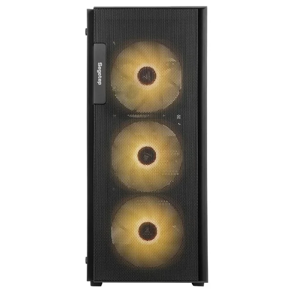 SEGOTEP Axe 5 Siyah 750W 80+ Bronze PCIE 5.1 Midi Tower Kasa (Rainbow Fan) - Görsel 3