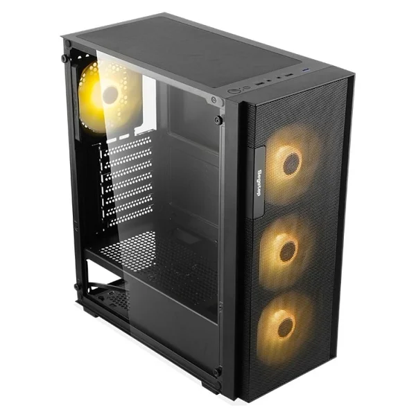 SEGOTEP Axe 5 Siyah 750W 80+ Bronze PCIE 5.1 Midi Tower Kasa (Rainbow Fan) - Görsel 5