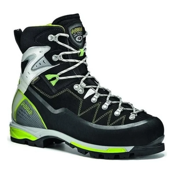 Asolo Alta Via Gore Tex Erkek Dağcılık Botu 45 - Siyah-Yeşil - Görsel 9