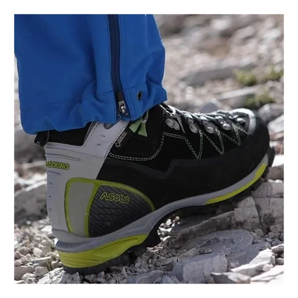 Asolo Alta Via Gore Tex Erkek Dağcılık Botu 45 - Siyah-Yeşil - Görsel 7