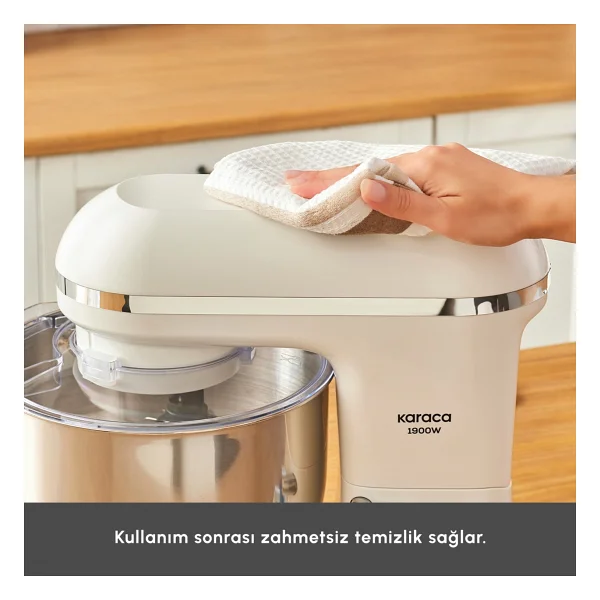 Karaca Chefcrafter 1900 W Porcelain White 7 lt Stand Mikser - Görsel 8