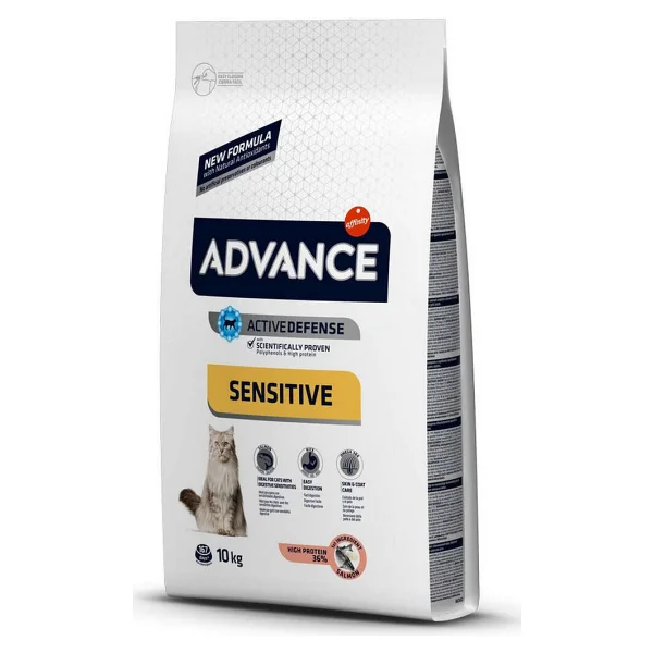 Advance Sensitive Somonlu 10 kg Yetişkin Kedi Maması - Görsel 7