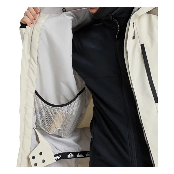 Quiksilver Mission Block Erkek Kayak/Snowboard Montu-EQYTJ03501 KRB0/Graystone - Solid - Görsel 5
