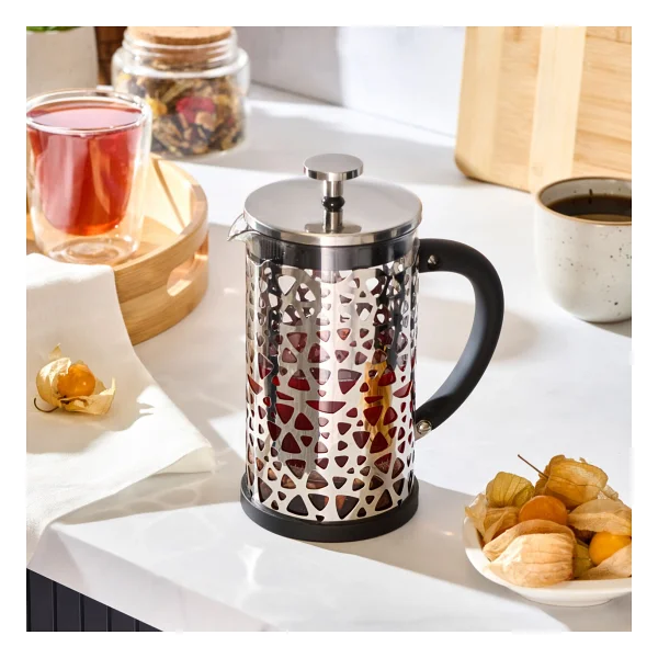 Karaca Nico Gümüş 1000 ml French Press - Görsel 2