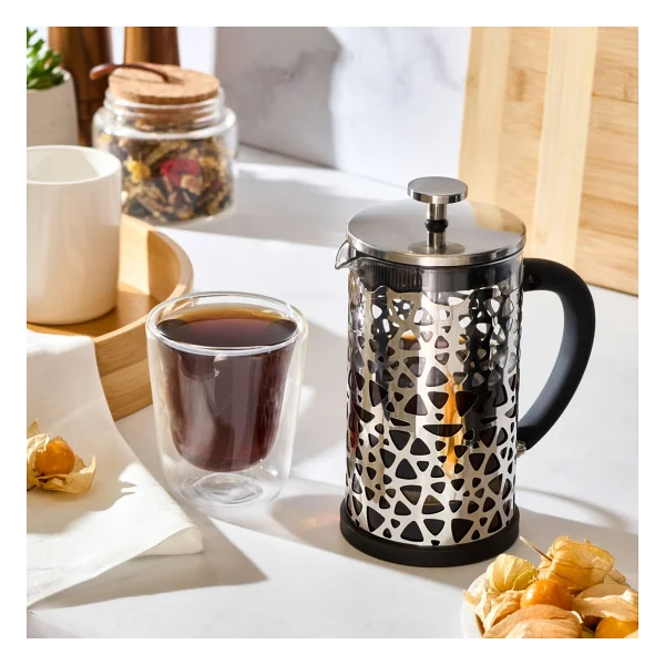 Karaca Nico Gümüş 1000 ml French Press - Görsel 4