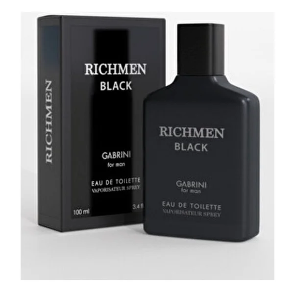 Gabrini Richmen Black EDT 100 ml Erkek Parfümü - Görsel 4