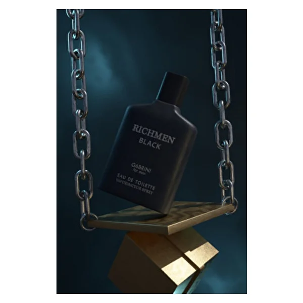 Gabrini Richmen Black EDT 100 ml Erkek Parfümü - Görsel 5