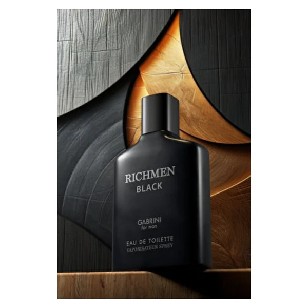 Gabrini Richmen Black EDT 100 ml Erkek Parfümü - Görsel 6