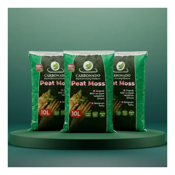 Peat Moss 10L X3 Doğal Torf Toprak Saksı Bitkileri Için Süper Avantaj Paket - Görsel 7
