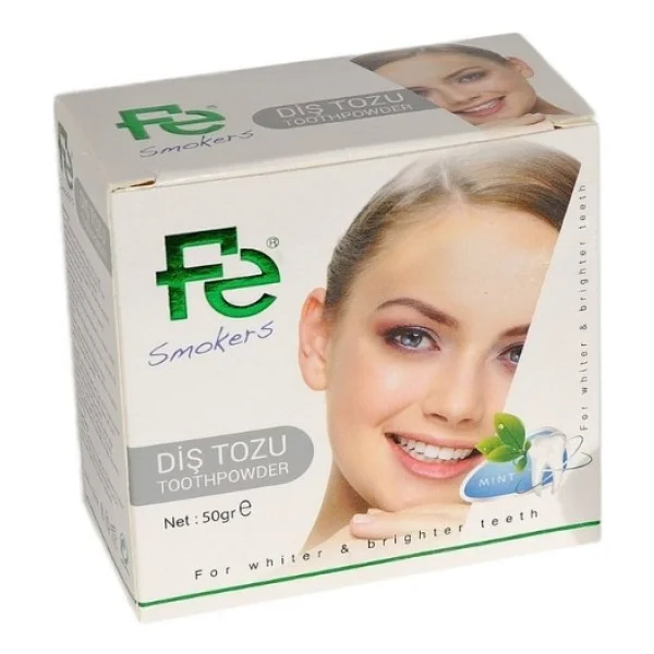 Fe Smokers Nane Aromalı Beyazlatıcı Diş Tozu 50 G - Görsel 8