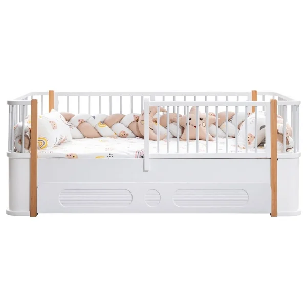 Setay Mobilya Antalya Ceviz 90x190 cm Yavrulu Montessori Karyola - Görsel 4