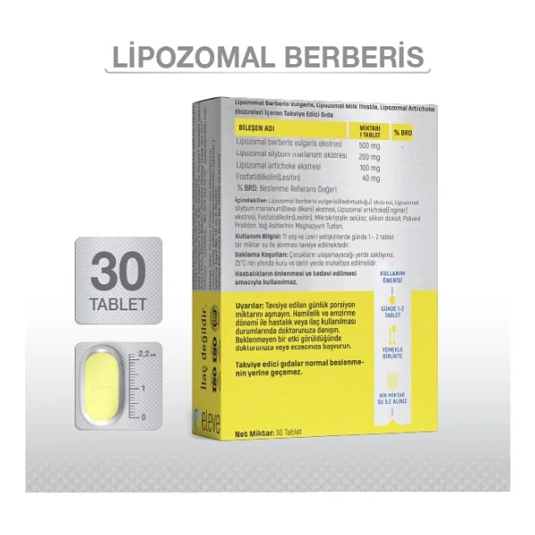 Goodday Lipozomal Berberis 30 Tablet - Görsel 6