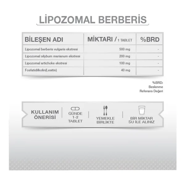 Goodday Lipozomal Berberis 30 Tablet - Görsel 8