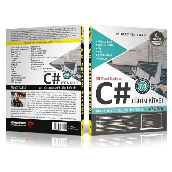 C# Eğitim Kitabı - Murat Yücedağ - Görsel 6