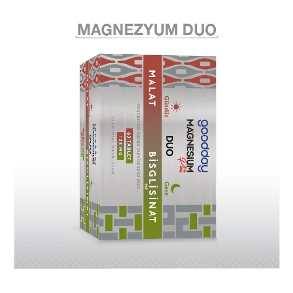 Goodday Magnesium Plus Duo 60 Tablet - Görsel 2