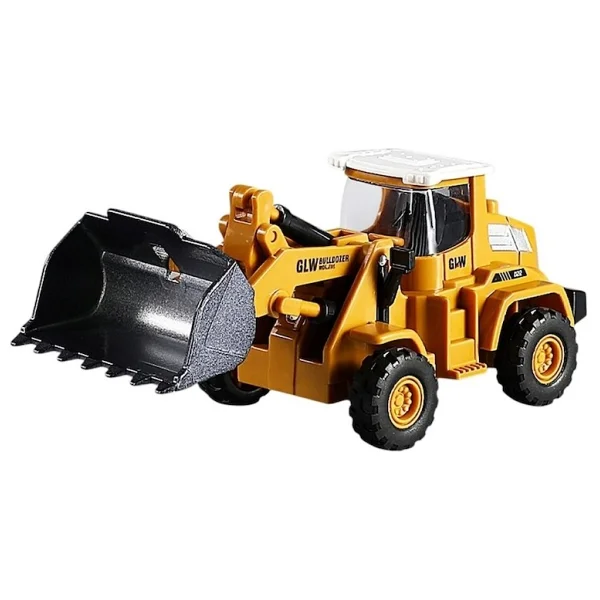 Brother Toys Sürtmeli Metal Uçlu Inşaat Aracı Buldozer Kepçe - Görsel 7