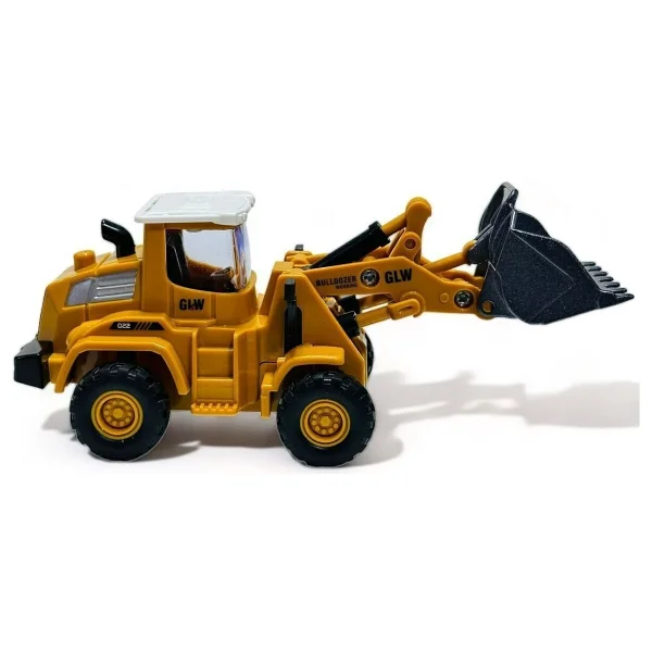 Brother Toys Sürtmeli Metal Uçlu Inşaat Aracı Buldozer Kepçe - Görsel 2